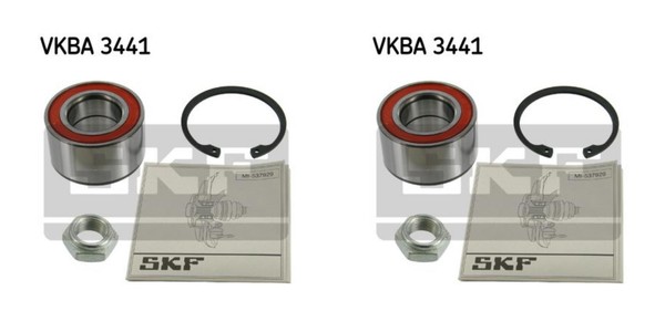 SKF 2X Radnabe Radlagersatz Vorne FüR Skoda Felicia I VW Caddy II Pick-Up 6U1-image