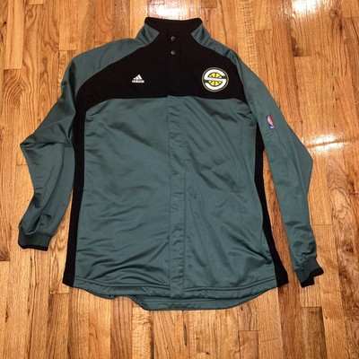 Vintage ADIDAS NBA Seattle Super Sonics Full Zip Warm Up Men's M