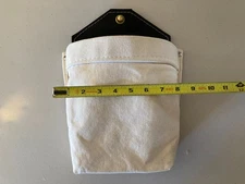lineman Tool / parts bag canvas, for barrel and screw attachment.