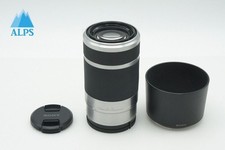 SONY E 55-210mm F4.5-6.3 OSS SEL55210 Lens Silver for E Mount w/ Hood #260205aa