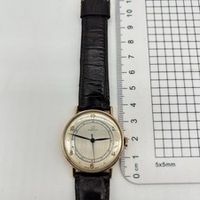 Vtg 1940's 18k Solid Gold Omega 30T2 Wrist Watch Manual Wind