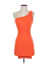Fashion Nova Women Orange Cocktail Dress S