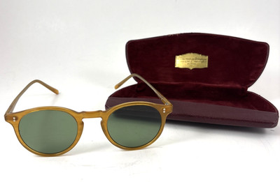 Oliver Peoples OV5183 1171 AMT O'Malley Sun Amber/Green Limited Edition w Case