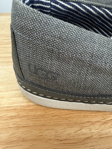 UGG Australia Reefton Gray Canvas Slip On Casual Shoes Mens 12 Style #1000725 - Picture 7 of 8