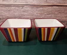 Pampered Chef Simple Additions Serving Caddy Replacement Ceramic  Bowls Only