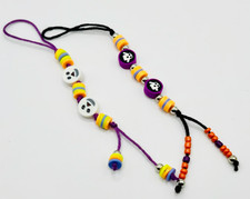 HALLOWEEN Accessory Set of TWO Phone Charms GHOST BAG CHARM