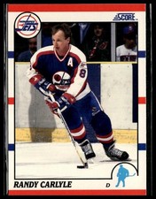 1990-91 Score American #136 Randy Carlyle Winnipeg Jets