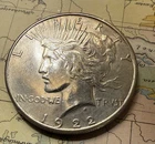 1922 S Peace Silver Dollar