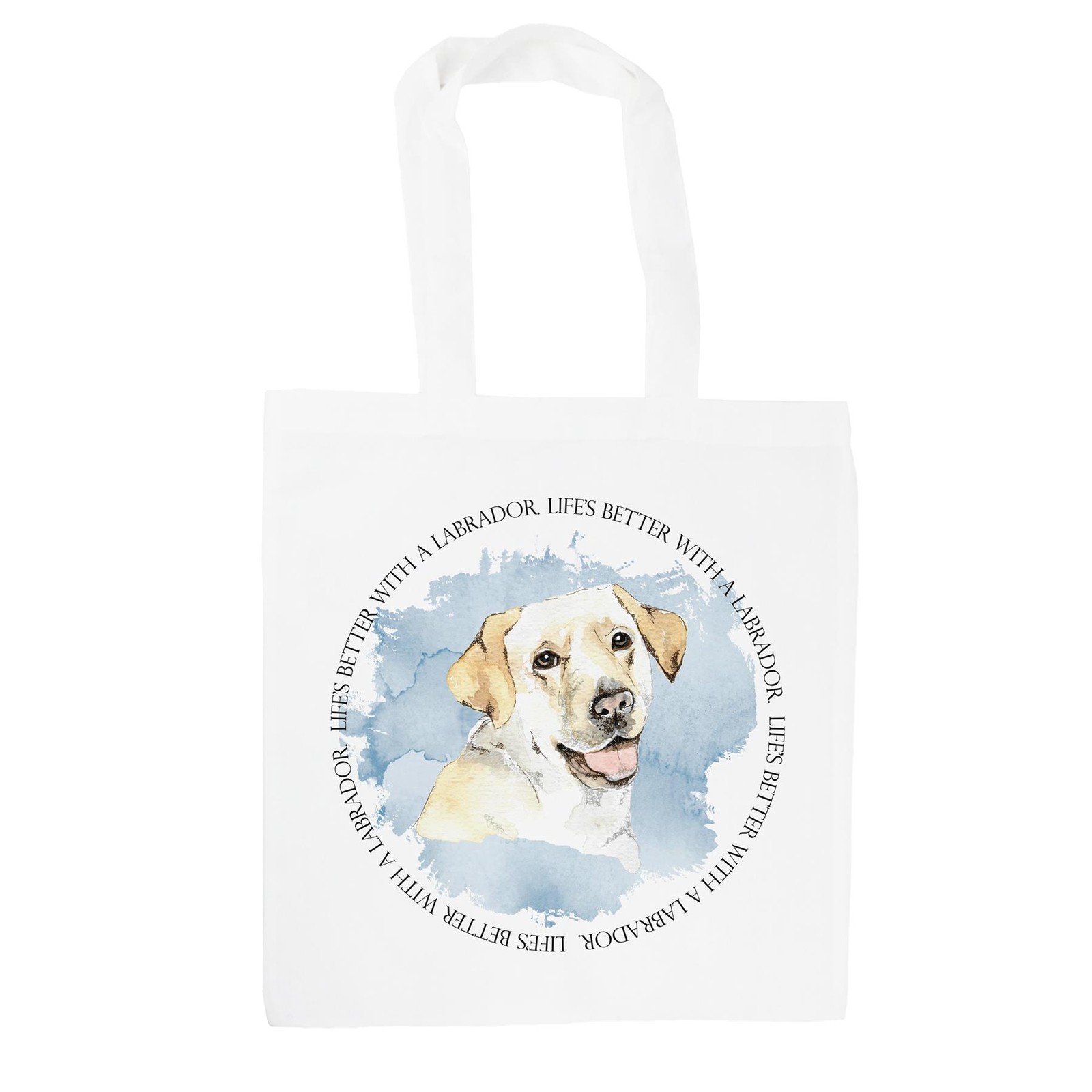 Labrador Tote Bag - Life's Better With a Dog Reusable Shopping Bag Gift