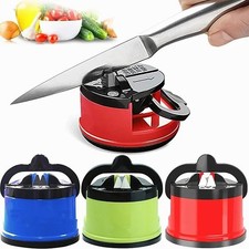Sharp World's Best Knife Sharpener, PowerGrip Suction, Original and Genuine
