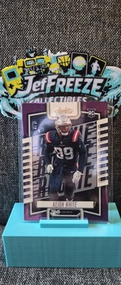 2023 Panini Absolute Rookies Keion White #170 Purple Spectrum /5 (RC)
