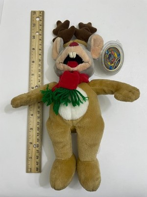 2001 Limited Edition Rentier Chuck E Cheese Weihnachten Plüsch