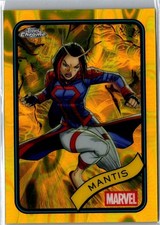 2025 Topps Chrome Marvel MCU Yellow Raywave Refractor #171 Mantis NM+