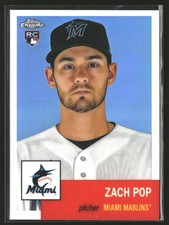 Zach Pop 2022 Topps Chrome Platinum Anniversary Refractor #348 RC Miami Marlins
