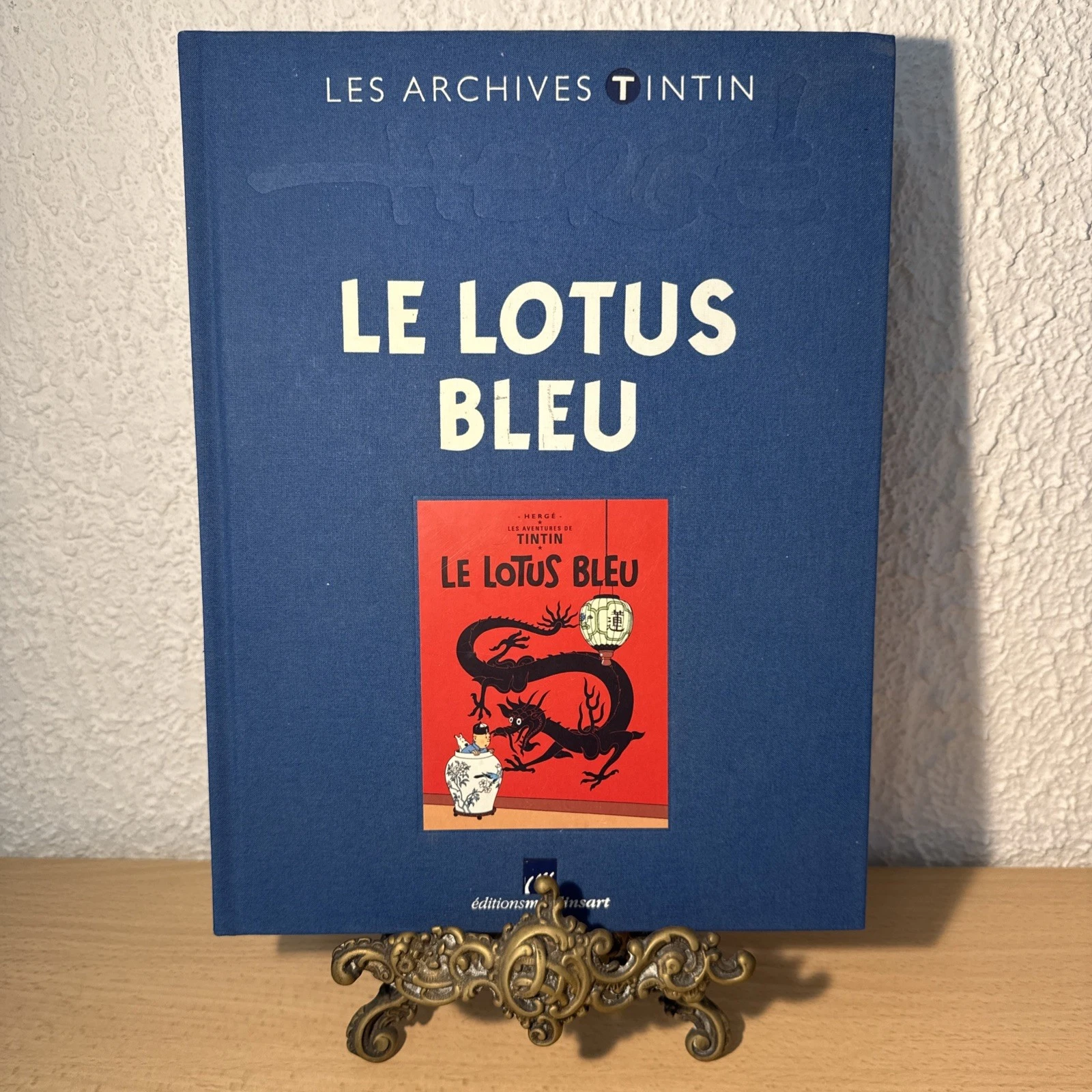 BD Les Archives Tintin Le Lotus Bleu Hervé Moulinsart 2010