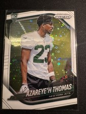 2025 Prizm White Disco Azareye'h Thomas Jets 