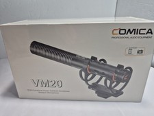 New COMICA VM20 Shotgun Microphone, Professional Super Cardioid Condenser Sealed