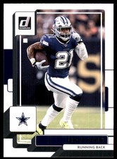 Ezekiel Elliott 2022 Donruss #154 Texans NFL READ FREE SHIPPING AutographDen
