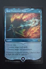Magic The Gathering MTG BLUE ELEMENTAL BLAST FOIL Signature Spellbook: Jace HP