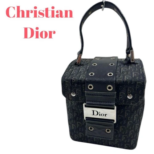 Pochette de maquillage Christian Dior motif trotteur sac vanity rare neuf