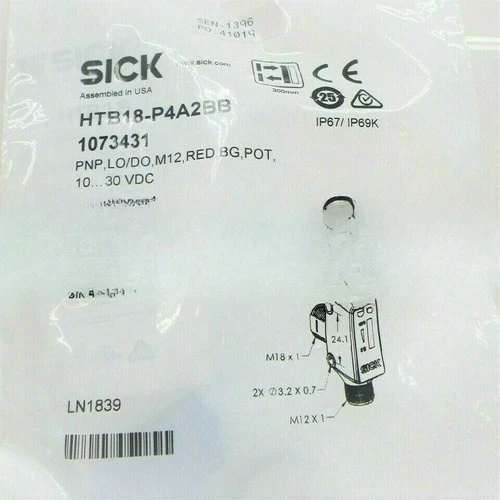 1 PCS New For HTB18-P4A2BB 1073431 Sick Photoelectric Sensors Replacement