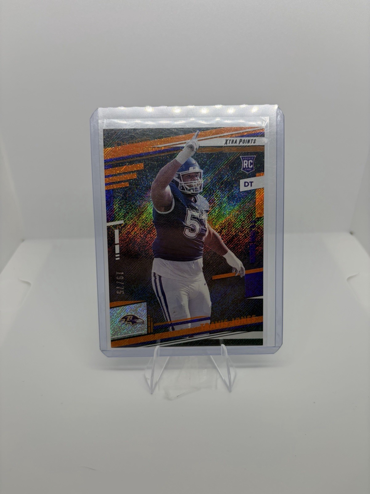 Panini 2022 Prestige Travis Jones Xtra Points /75 #358 Baltimore Ravens NFL