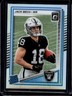 2025 Panini Donruss Optic Jack Bech Rated Rookie Holo Prizm #211 Raiders