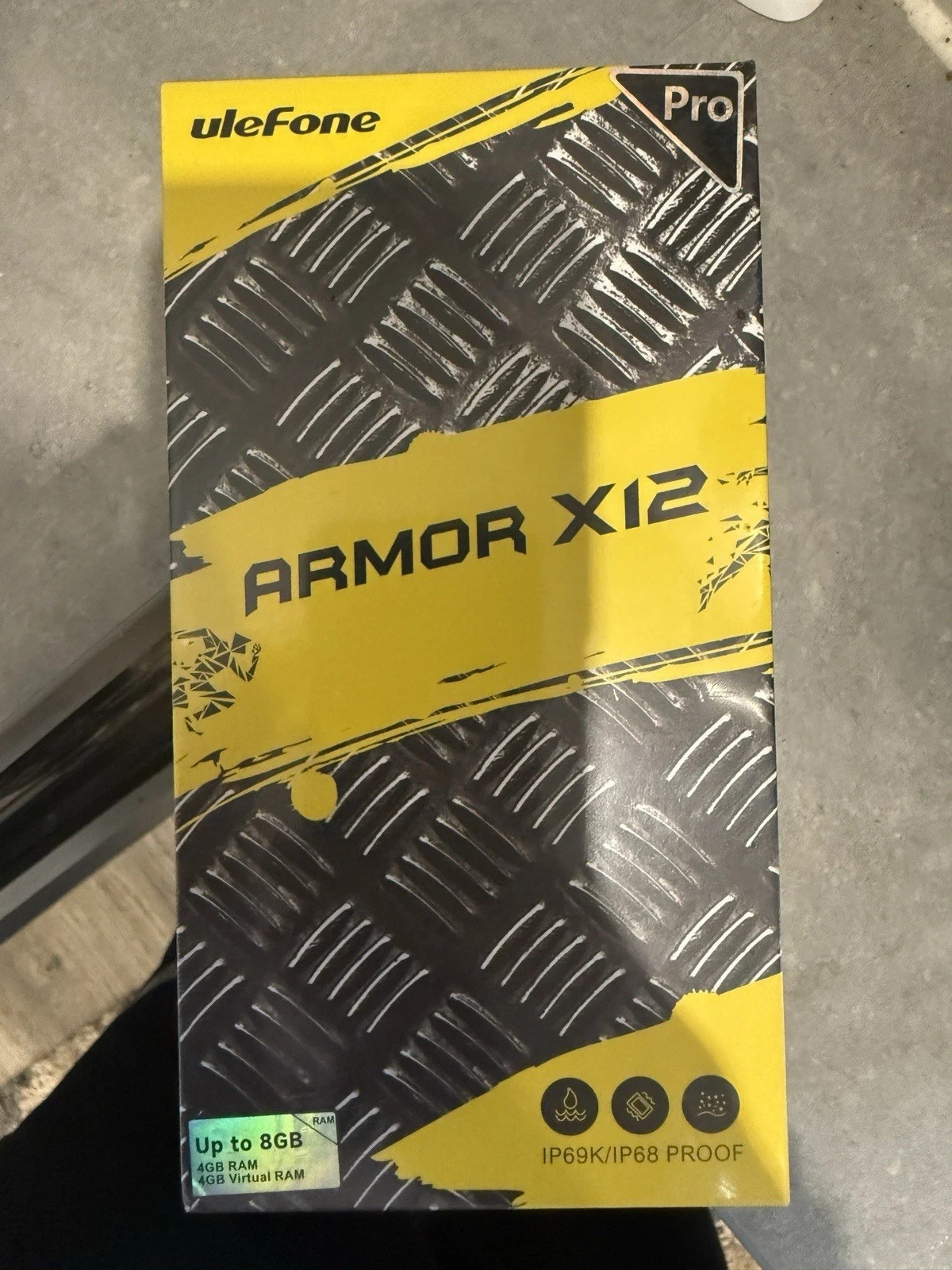 Teléfono resistente Ulefone Armor X12 Pro 4G 5,45" 8G+64G 4860 mAh NFC IP68/IP69K verde