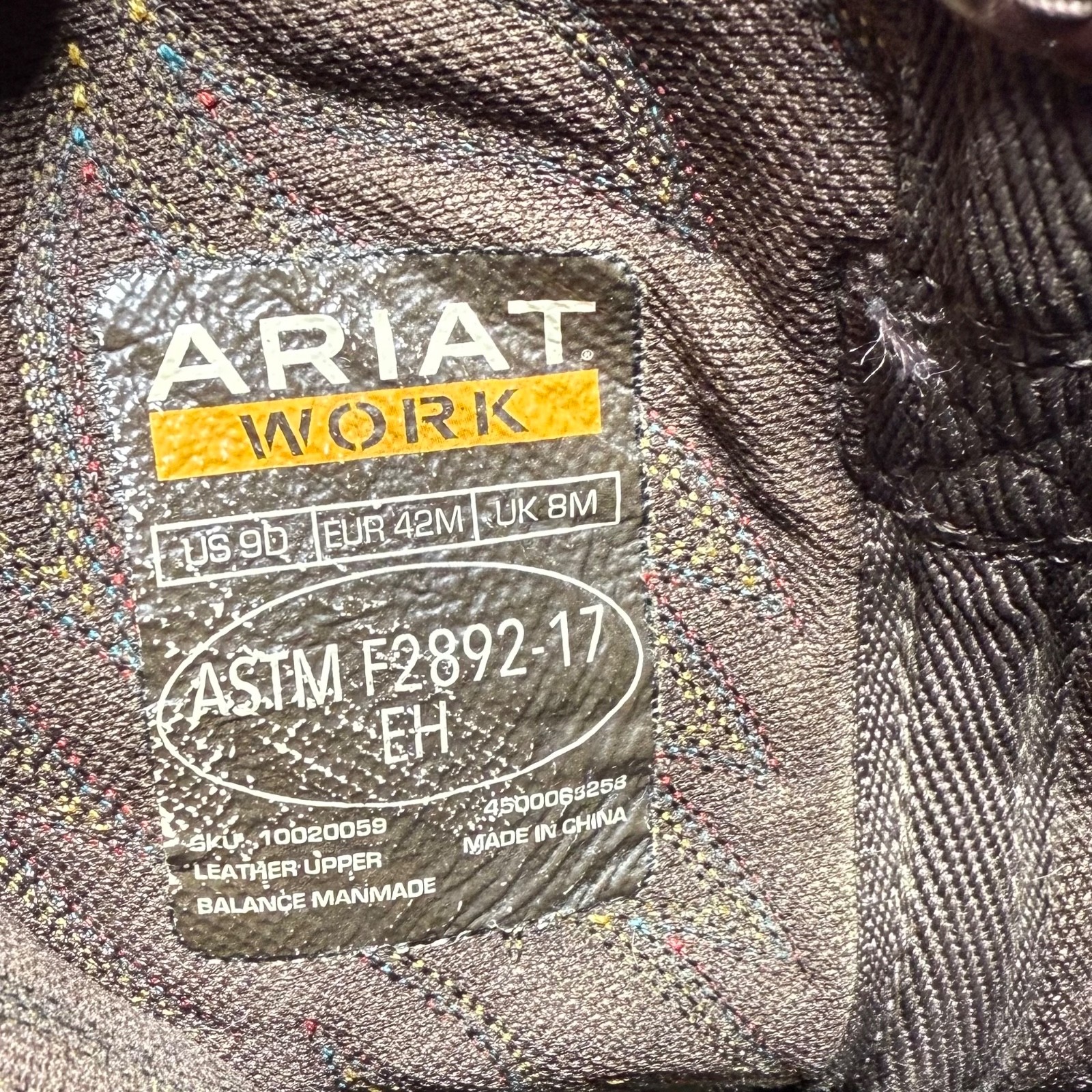 Ariat Groundbreaker Square Toe Work Boot Mens Siz… - image 5