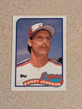 1989 Topps Randy Johnson #647 Rookie RC HOF