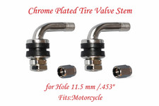 2 Kit Vs8 90 Degree Metalchrome Tire Valve Stems High Pressure Bolt In 2 Kit Vs8 90 Degree Metalchrome Tire Valve Stems High Pressure Bolt In