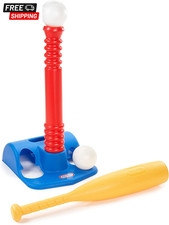 LITTLE TIKES Totsports T-Ball Set, Primary Colors, 2 Balls
