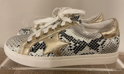 Nature Breeze, Women s sneakers, Size 8, Color white snake, Style Dale