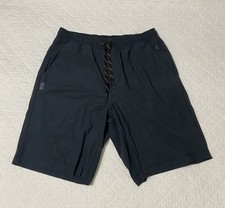 Rhone Pursuit Men  s Shorts 9  Lined, Medium, Black