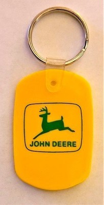Vintage John Deere ''ZAHM & MATSON INC.'' Soft Key Chain