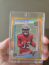 2025 Panini Prizm True Gold Tez Johnson /10 Rookie RC