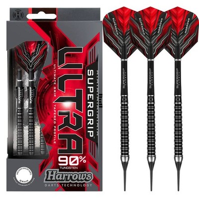 Dartpfeile Harrows Supergrip Ultra 90% Softtip Soft Darts Softdart Set