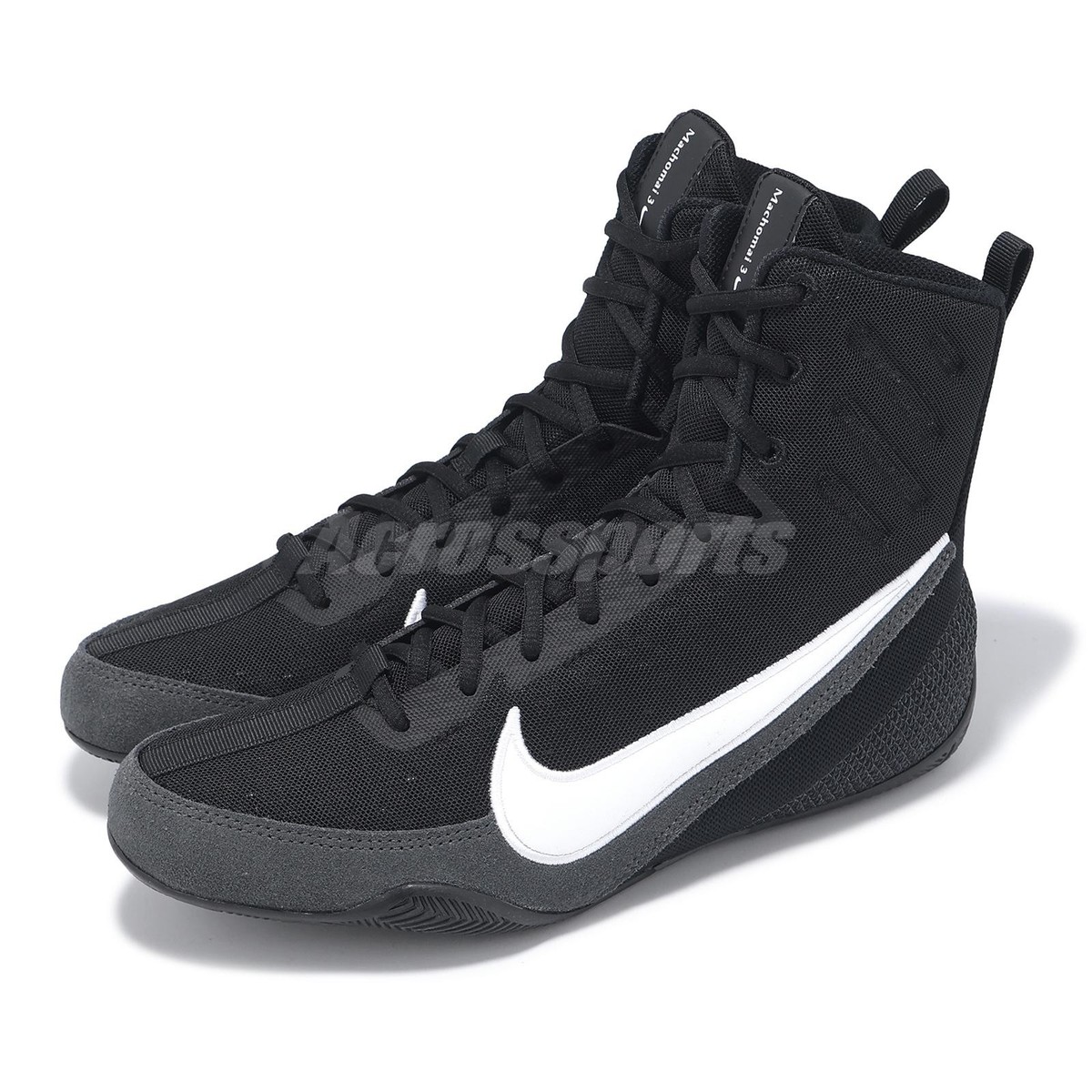 Nike Machomai 3 Black White Men Cross Training Boxing Shoes HF7333