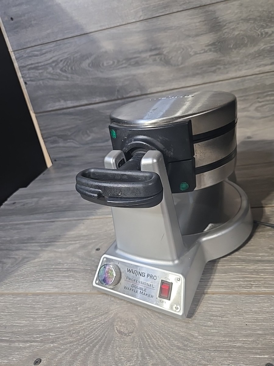 Waring WMK600 Double Belgian Waffle Maker - Silver for sale online