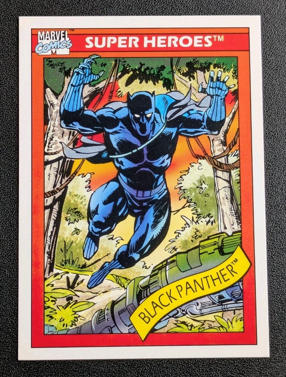 1990 Impel Marvel Universe Black Panther #20 Super Heroes 