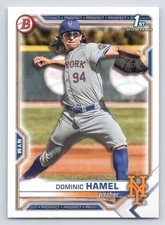 2021 Bowman Draft #BD60 Dominic Hamel (ref 223637)