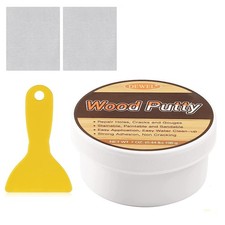 DEWEL Wood Putty Filler, Water-Based Wood Filler White 7oz for Filling Holes...