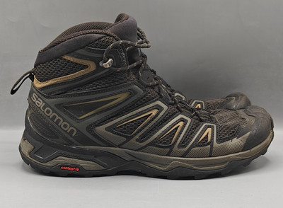 Salomon X Ultra Mid 3 Aero Shoes Mens Size 9 Hiking Trail Contagrip 410439
