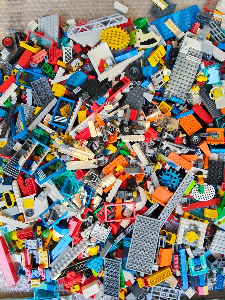 LEGO Lotto 4 Kg Mattoncini Misti Lego Basic City + Istruzioni - Immagine 4 di 4