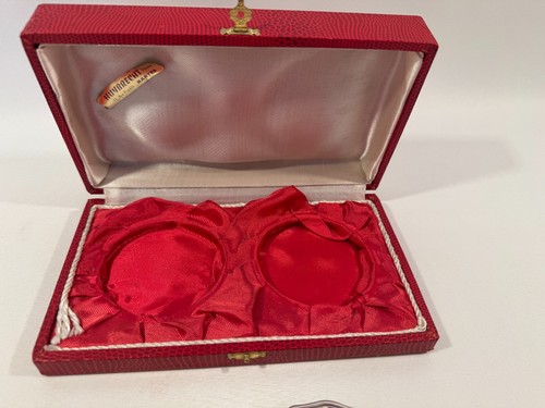 Saliere Salz und Pfeffer Glas Schälchen auf Teller im Etui - Bild 3 von 13