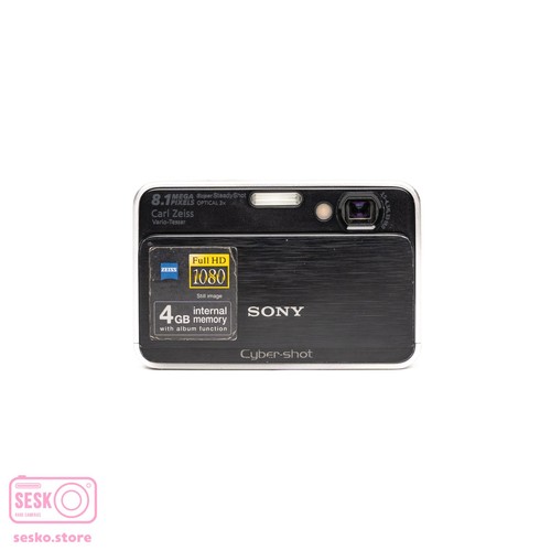 Sony Cyber-shot DSC-T2 8.1MP Black Digital Camera Well Used - Picture 2 of 8
