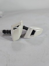 Both Front Bumper Headlight Washer Nozzle Cover Fit For Cadillac Cts 08-14