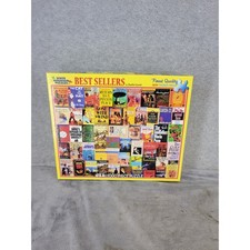 White Mountain Puzzles Best Sellers 1000 Piece Jigsaw Puzzle 12"x10" Book Covers