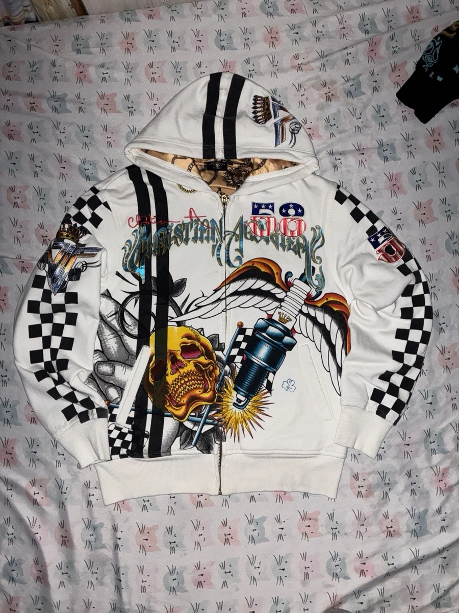 Christian Audigier Hoodie Hoodies & Sweatshirts for Men for Sale