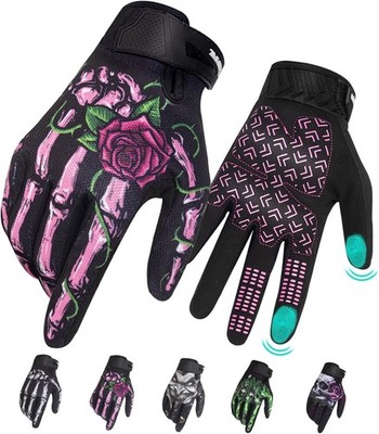 RIGWARL Lightweight Skeleton Motorcycle Gloves Touchscreen